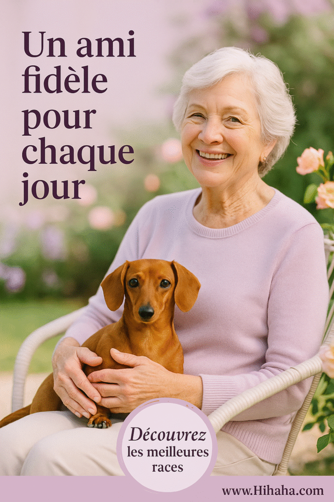 Meilleures races de chiens pour seniors seuls